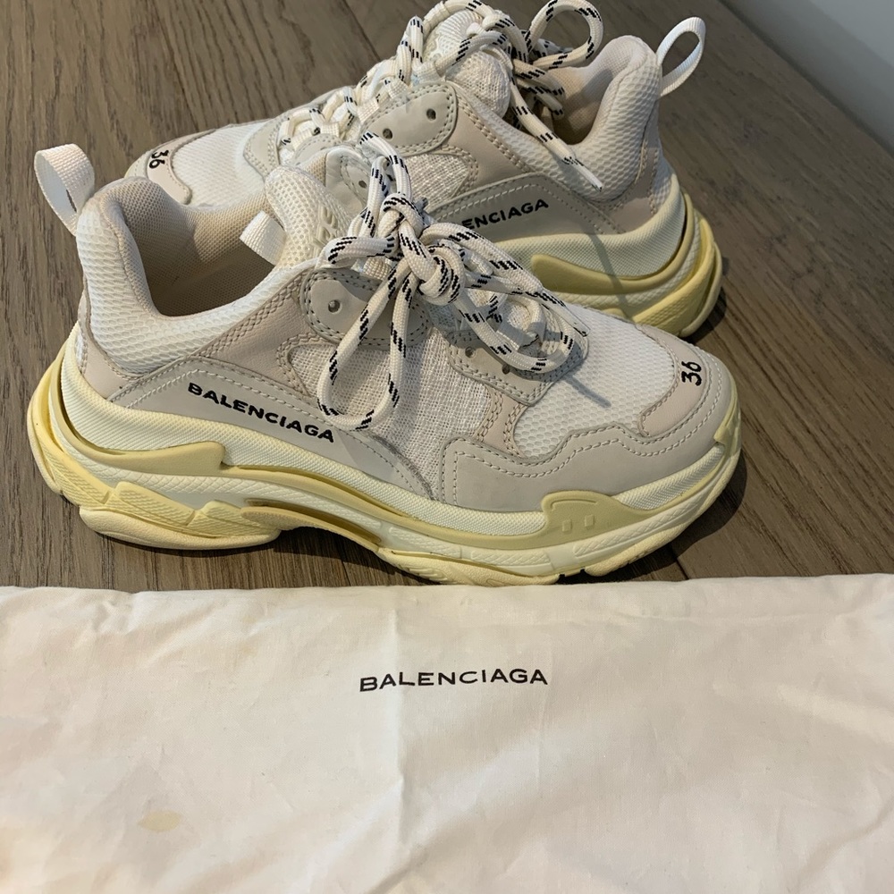 Balenciaga Triple S sneakers white size 36